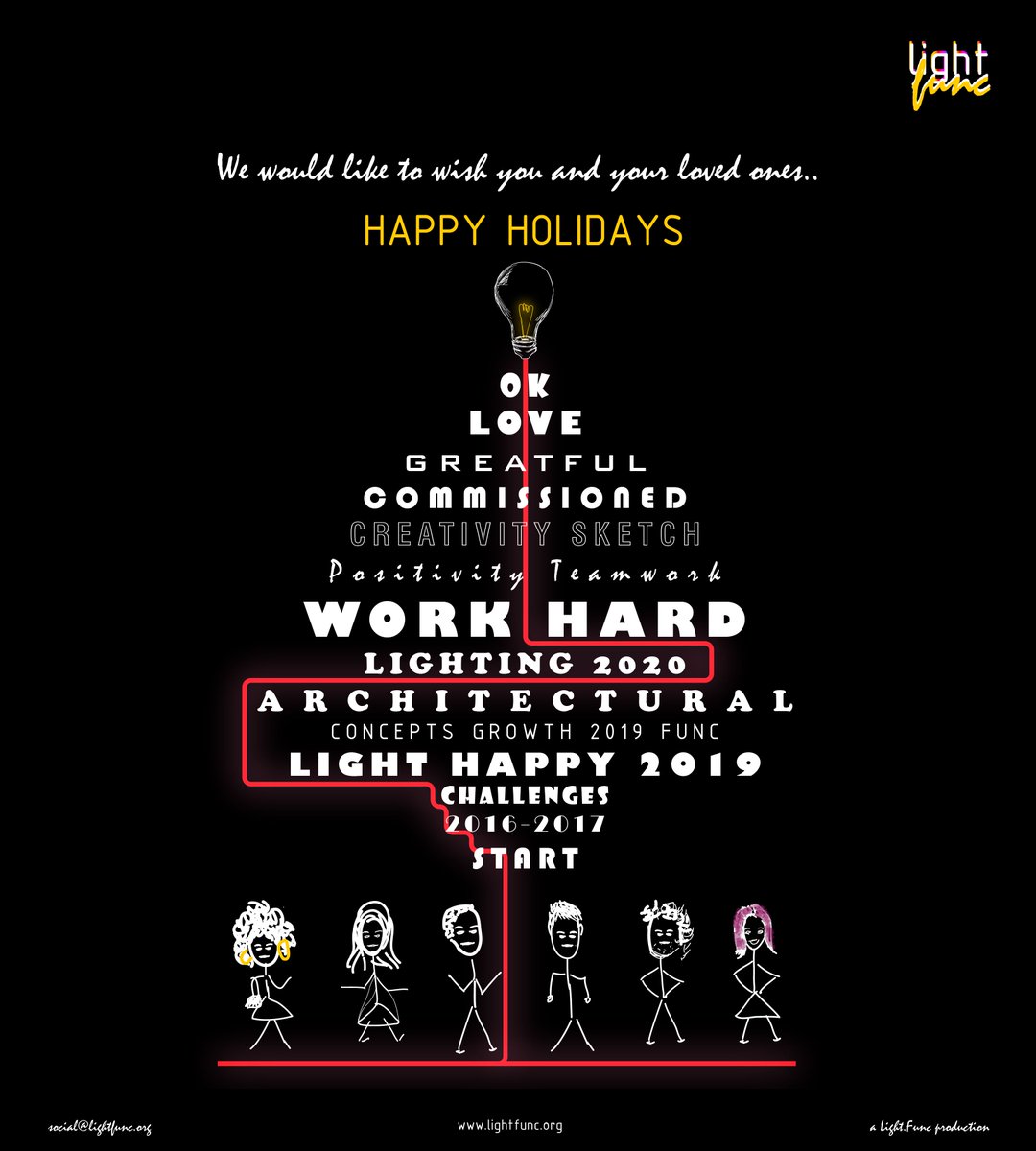 LightFunc's tweet image. Happy holidays from the lightfunc team.

#lightfunc #lightingdesign #lighting #design #greetings #holidays #architecture #HappyHolidays #2019 #lightingdesigner #lightingstudio #boutique #love #Happiness