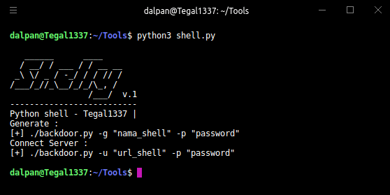 cybarrior's tweet photo. Shelly – Simple Backdoor Manager With Python (Based On Weevely) https://t.co/1FpolhJgls https://t.co/jYFWjXxsHg