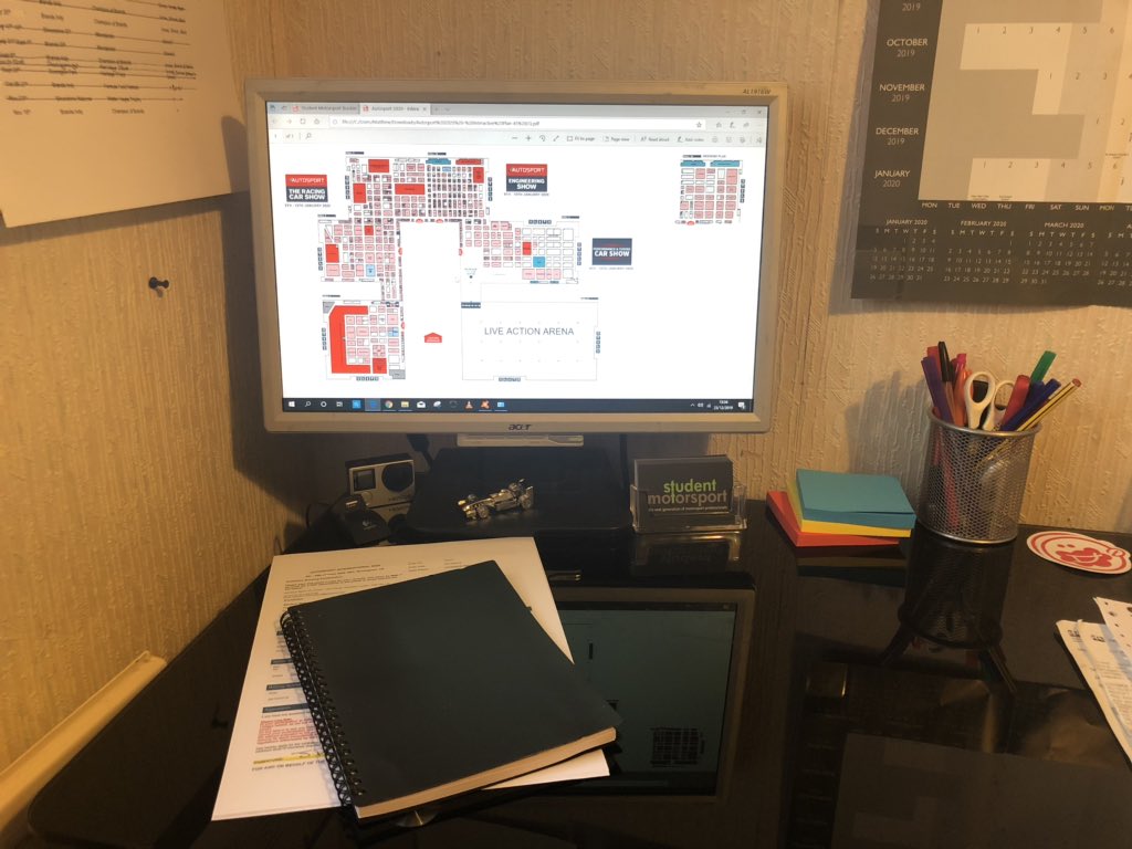 When it’s Christmas but you’re busy planning for a stand at the Autosport International Show 2020 in 17 days!

Further news on <a href="/StudentMSport/">Student Motorsport</a> at <a href="/Autosport_Show/">Autosport International Show</a> and 2020 plans are coming!

Thanks to everyone involved who is supporting our development!

#motorsport #teamwork