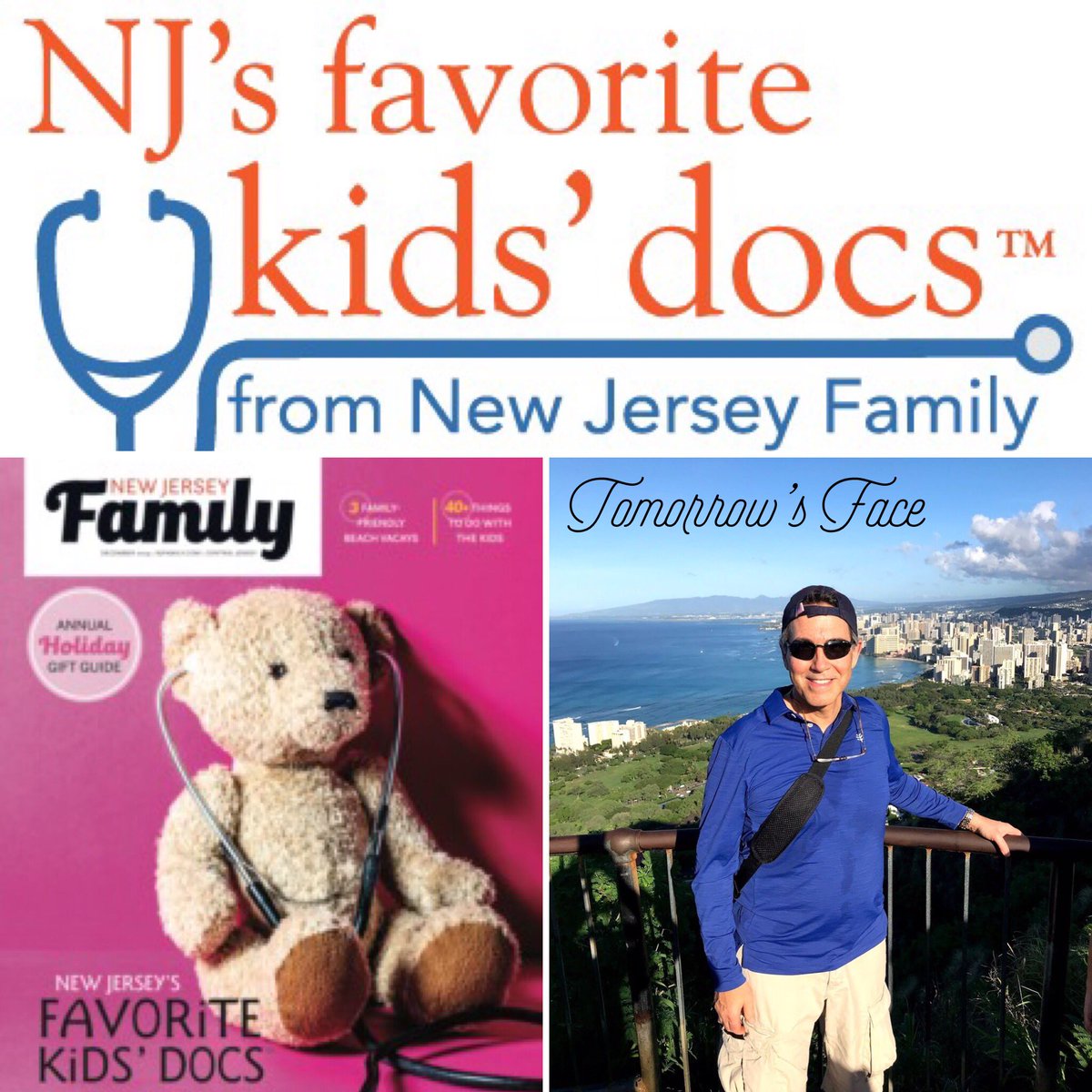 TomorrowsFace's tweet photo. NJ Family Favorite Kidsβ Doc @njfamilymag
#DrMorrow is humbled, honored & proud to once again be chosen as a 2019 #FavoriteKidsβDoc by the #NewJerseyFamily magazine. Parents nominated Dr. Morrow in recognition for the extraordinary care he provides to their children. https://t.co/1woAfJO5vB