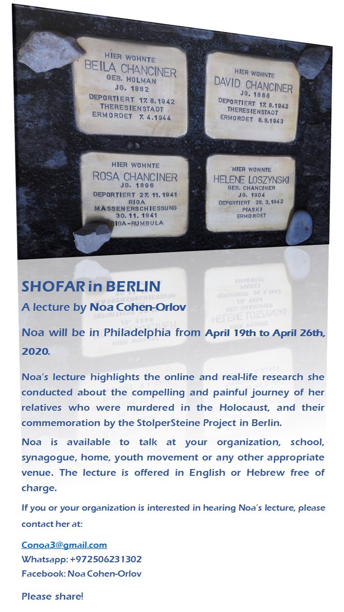 conoa's tweet image. מכירות/ים מישהו/י בפילדלפיה או באזור? אשמח מאוד לשיתופים (הרצאה שלי שמועברת ללא תשלום)