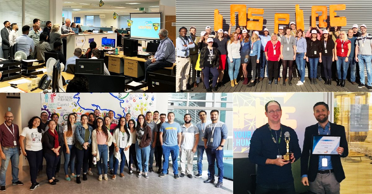InfosysBPM's tweet photo. We had an inspiring response from our teams in Europe and the Americas. Sharing some clicks from the Inspire event celebrations across the regions. #InspireinEuropeandAmericaregion #BeingInspired #Inspire2019 #Quality #infybpm #CelebrationofExcellence https://t.co/WJYxsX5pfE