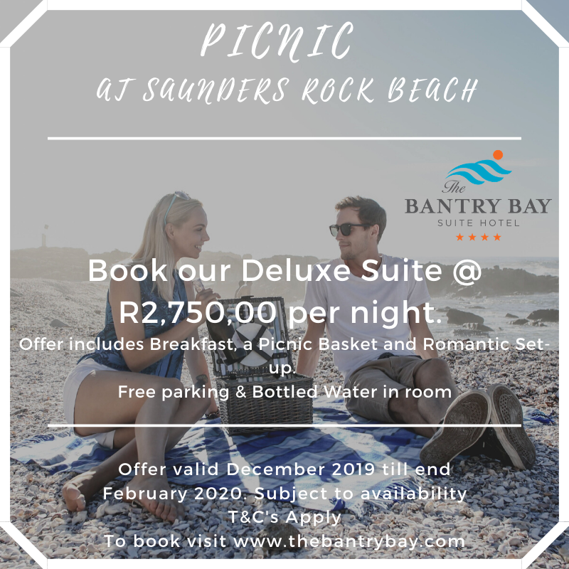 The Bantry Bay Hotel (@thebantrybay1) on Twitter photo Book our Deluxe Suite @ R2,750 per night for 2 persons, inclusive of Romantic Picnic at Saunders Beach and much more! visit buff.ly/2PRNRhP to book or contact reservations@thebantrybay.com or Tel +27 (0)21 434 8448 to book. Book our Deluxe Suite @ R2,750 per night for 2 persons, inclusive of Romantic Picnic at Saunders Beach and much more! visit buff.ly/2PRNRhP to book or contact reservations@thebantrybay.com or Tel +27 (0)21 434 8448 to book.