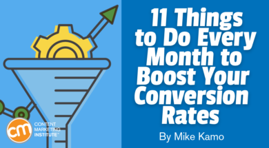 Want to increase your #MQL #ConversionRate? <a href="/MikeKamo/">Mike Kamo</a> says bring #content effectiveness into the conversation by reviewing your editorial calendar against conversion rates. More from @cmicontent here ➡️ bit.ly/34AvQKi