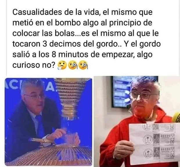 Cdecotilla07's tweet photo. ¿Qué opinais? 
Yo pienso que no es la misma persona. 
#LoteriaRTVE 
#LoteriaNavidad 
#LoteriaDeNavidad2019 https://t.co/NoahIdW97x