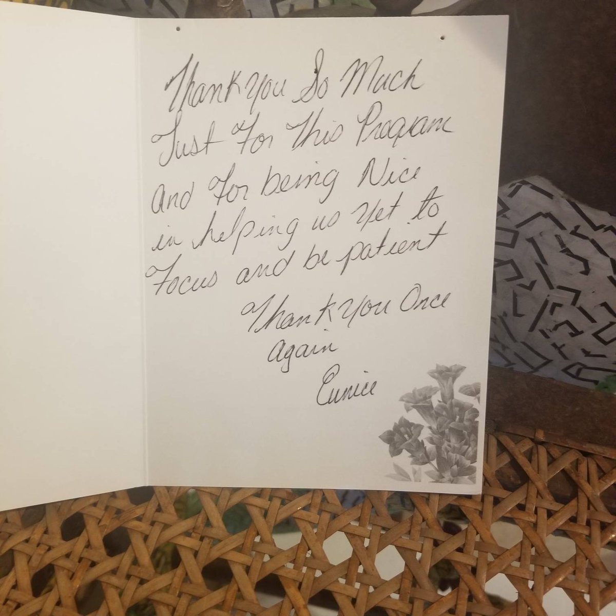 openbookspcola's tweet photo. It's cards and notes like these that puts the icing on the cake on what we do. #OpenBooksFreeMinds #OpenBooksOpenMinds #PrisonBookProject https://t.co/xPThVPQ2FM