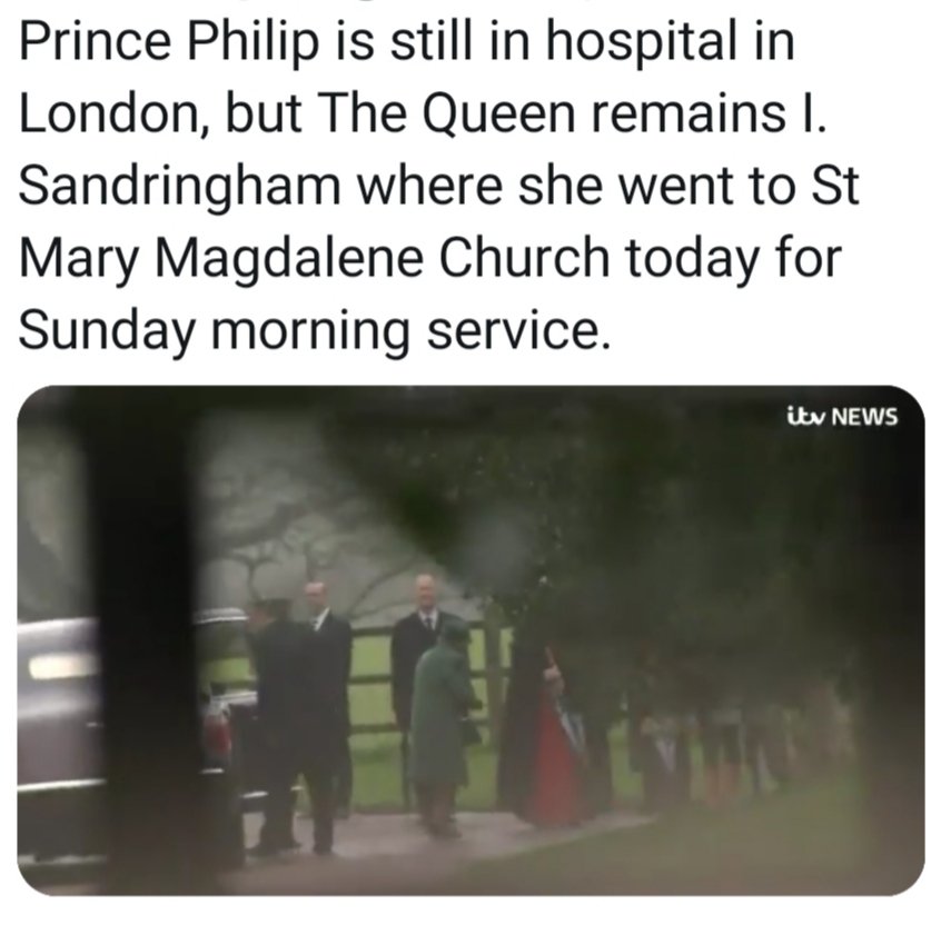 sussexdaily's tweet photo. If #TheQueen, the wife, & #1stinline to the throne, his firstborn, haven't made it to be by #PrincePhilip's bedside, then why is the #6thinline & wife being skewered for not hopping on a plane back to #England?! #DukeandDuchessofSussex #PrinceHarry #meghan #PrinceCharles https://t.co/hGReX0wp1l