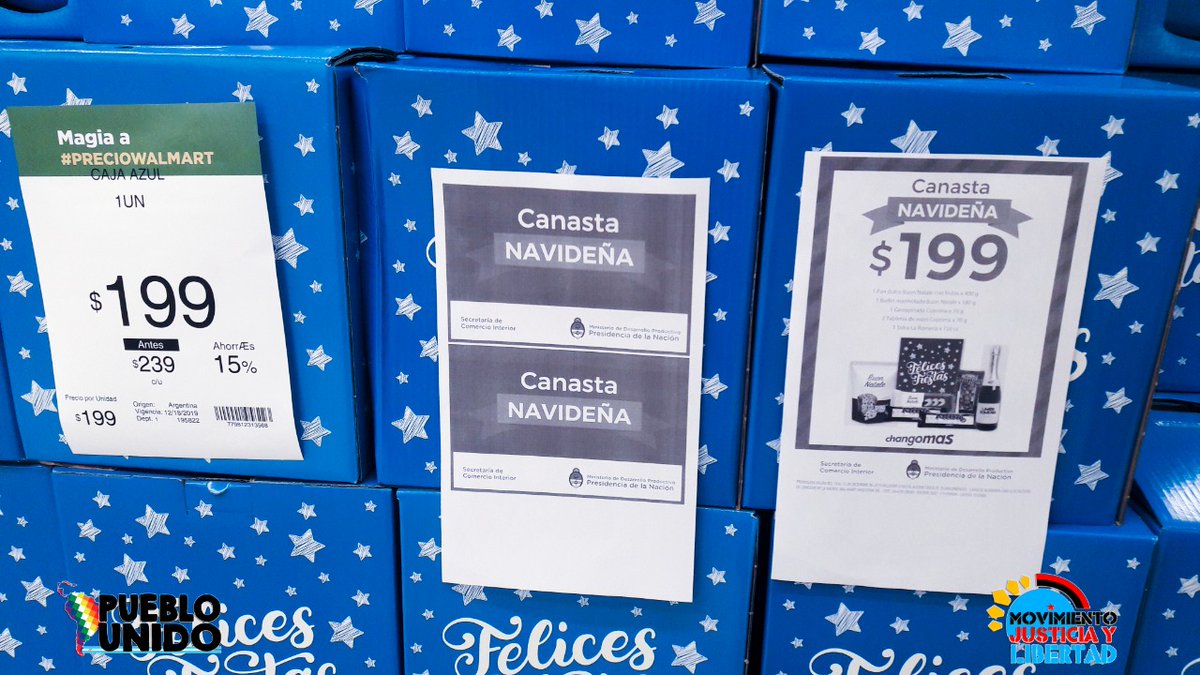 ClaulpCorrales's tweet photo. Recorriendo los super para conseguir la caja navideña por $199 y buscando precios, para que en estas fiestas no nos falte con qué brindar por una sociedad mas justa.
🎄
🎄
🎄
#Navidad #EnLosBarrios #cajanavideña #LaPlata #GranLaPlata #LasFiestas #CanastaNavideña https://t.co/w0aMSRMLFq
