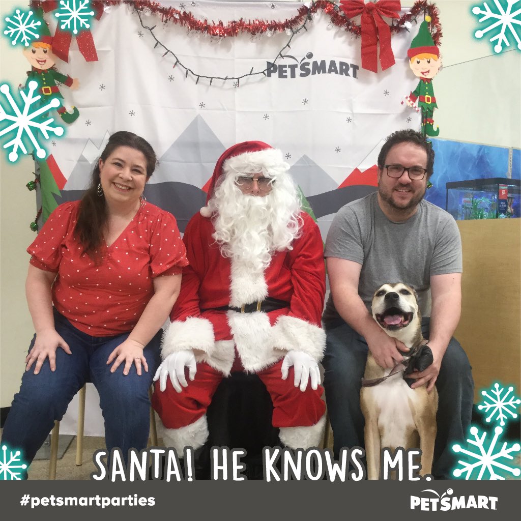 Sassypants25's tweet photo. Thanks @PetSmart for this free pic with Santa! The folks at Oakwood Plaza in Hollywood Fl were so great with Sabrina! Merry Christmas & Happy Holidays to one & all! πππΎπβοΈπβοΈπ
π»π #petsmartparties #PicsWithSanta https://t.co/KSpCOq7vfJ