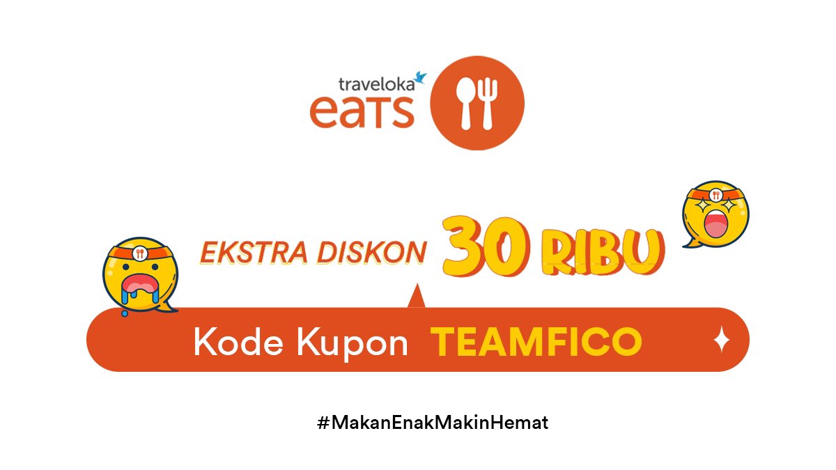 ziocryptos's tweet image. Mumpung hari ibu masih anget, ngucapin makasihnya sekalian ajak makan aja. Coba buka @Traveloka Eats banyak promo menarik disana, apalagi kalo pake kupon &quot;TEAMFICO&quot; kalian bisa dapet EXTRA DISKON 30k. Tinggal pilih mau #MakanEnakMakinHemat dimana, #pancious mungkin?