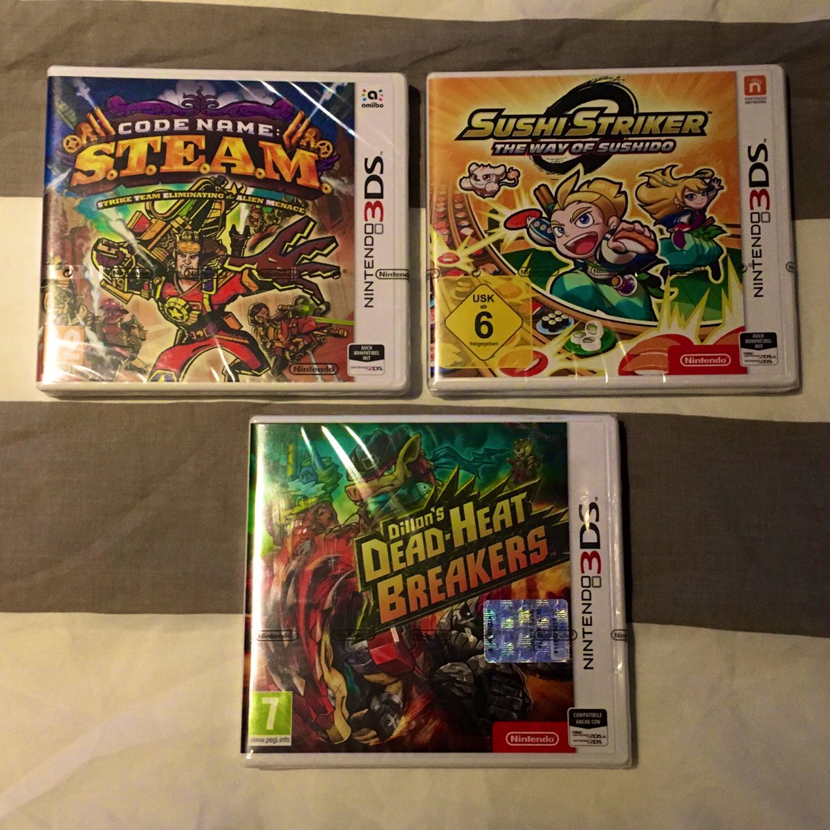 on Twitter: "Christmas present to myself: Some 3DS hidden-gems for dirt-cheap. Codename Steam, Sushi Striker and Dillan's Dead-Heat Breakers. Gotta get them before the prices for this console increases https://t.co/m0JzHEqp3a"