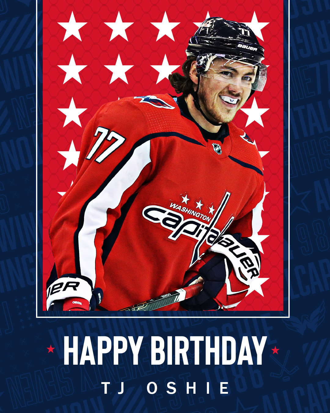 Washington Capitals on X: Hit the ❤️ to wish Nicky a Happy