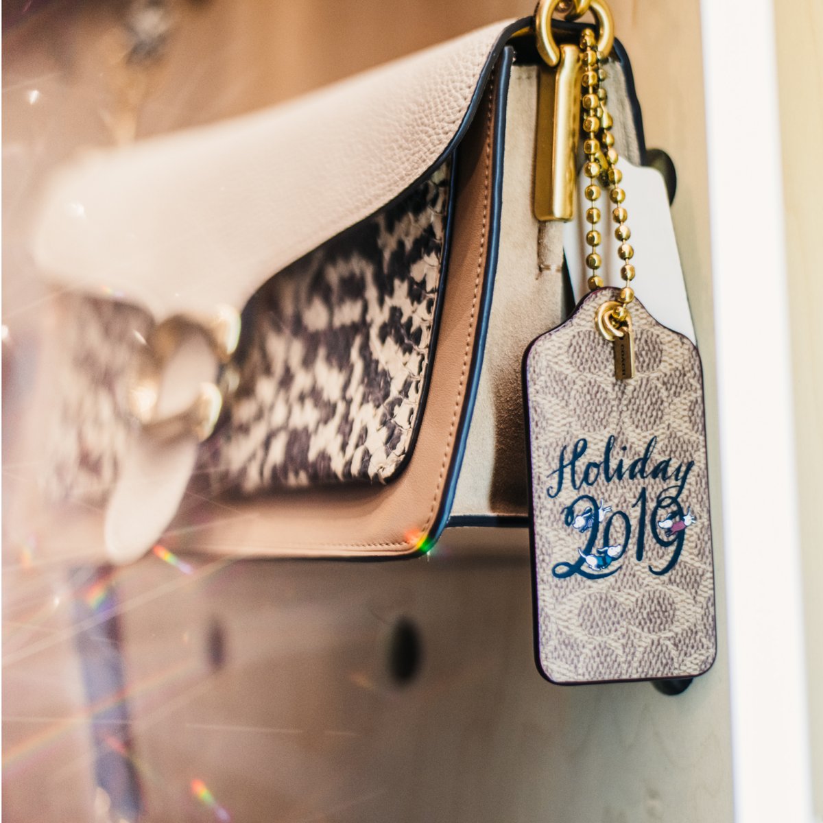 Coach's tweet photo. You're not a procrastinator, you're just very, very selective. For those who do all their gift-making the day before the eve, we have just what you need. Visit a Coach store to discover personalized gifts and #WonderForAll. #CoachCreate https://t.co/0Hox1YWCuY #CoachNY https://t.co/CyefGrgAhs