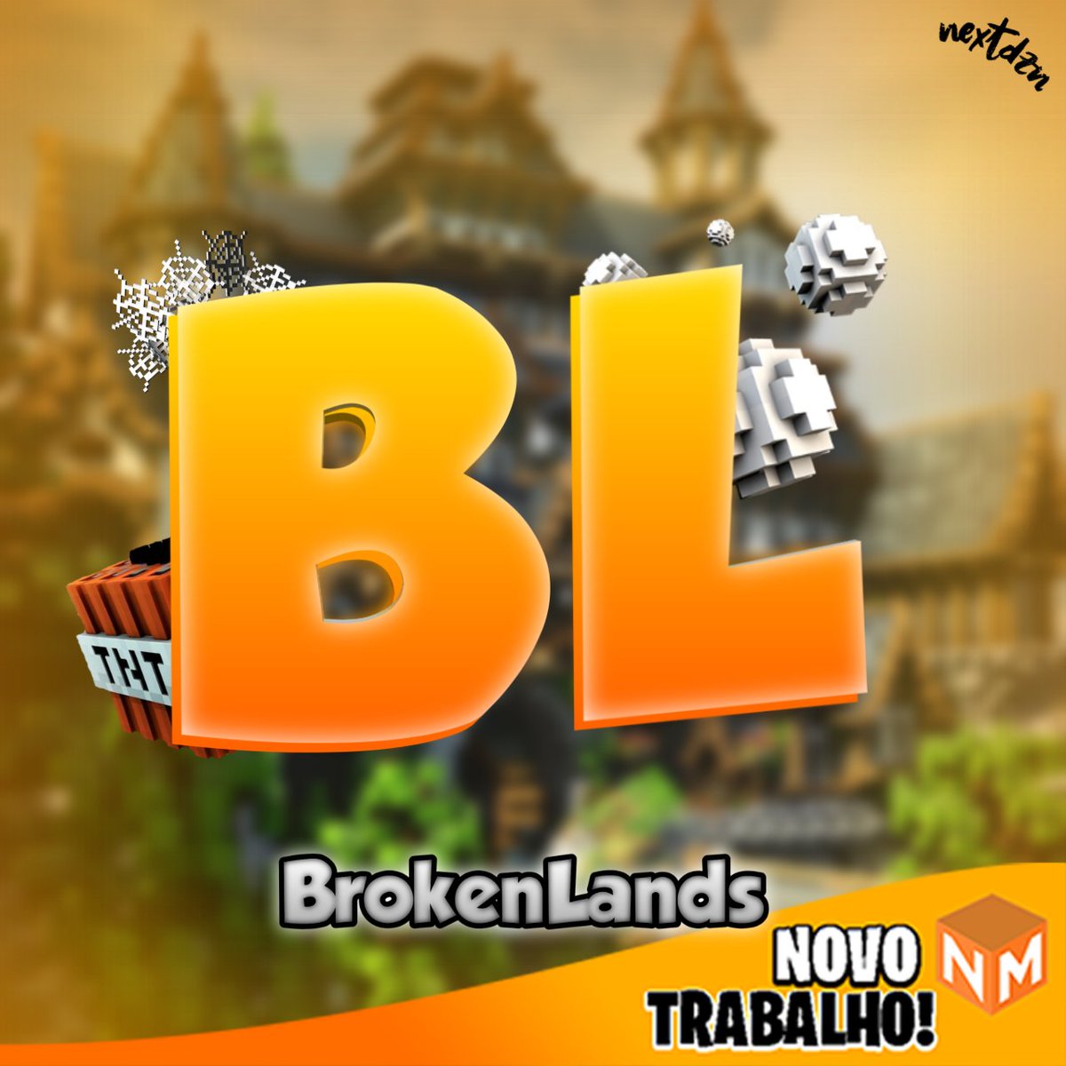 🎨 New Work 🎨
By: <a href="/DznNext/">NEXT DZN</a>
For: @BrokenLands_
Mode: Free
Theme: Logo / Minecraft
Team: @iNovaMakers
#VivaLaVida🇧🇷