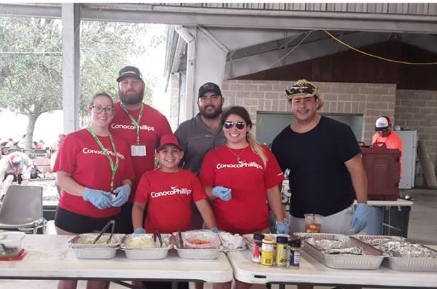 conocophillips's tweet photo. Our thanks to all #ConocoPhillips employees whose time, energy and effort helped strengthen communities from Alaska to the Eagle Ford. And our thanks to #PowerinCooperation for highlighting their good works! See more: https://t.co/kYJ6LWg8c5 https://t.co/WtDBCHXtfD