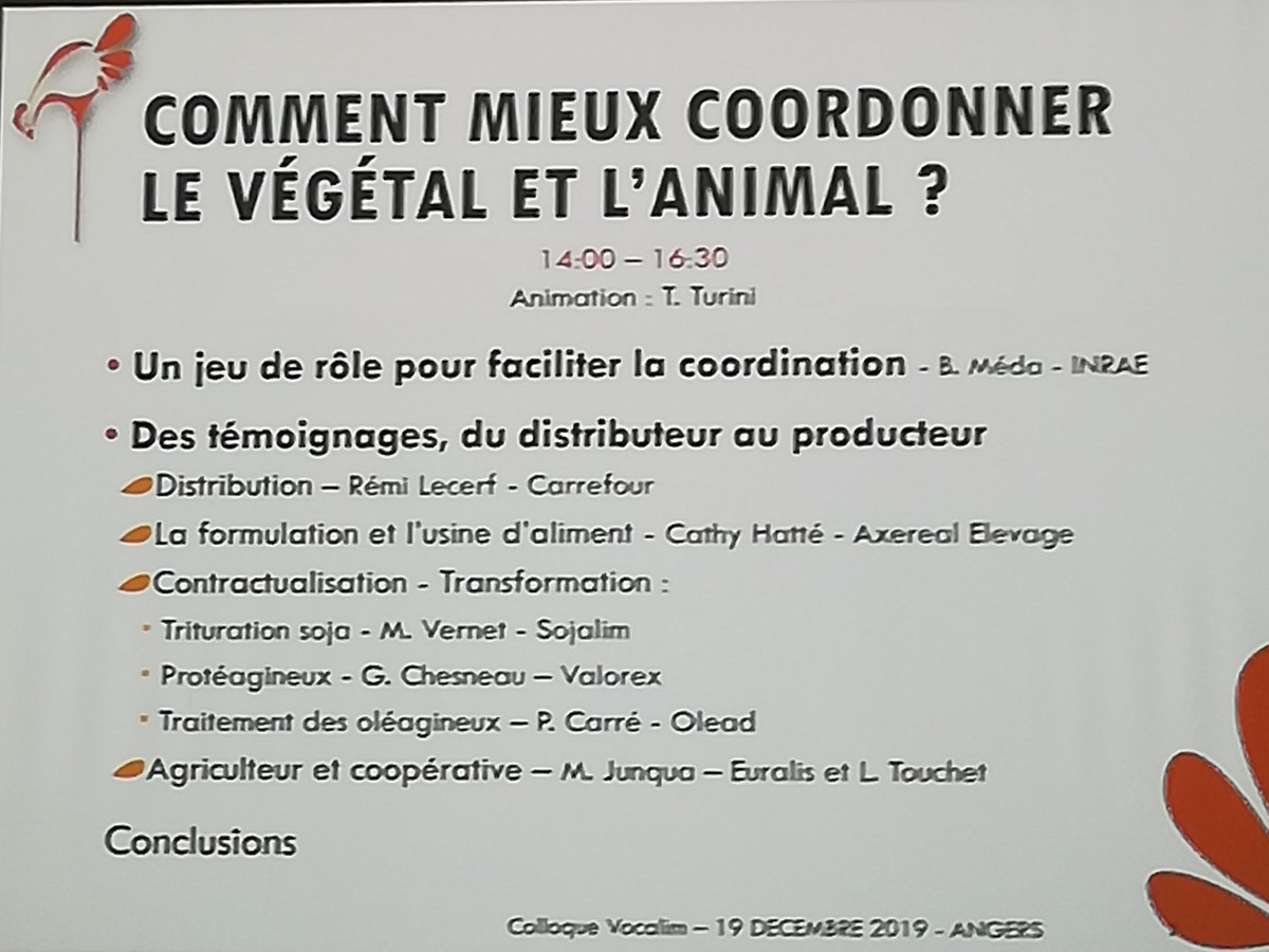 Valorex_'s tweet photo. [COLLOQUE #VOCALIM]
Jeudi, avait lieu au @Groupe_ESA un colloque dans le cadre du projet CAS DAR VOCALIM sur le thème "Quelles #protéines pour alimenter les #volailles ?". Notre directeur R&amp;I @ChesneauGuilla1 était présent pour une mise en avant du programme #PROLEVAL https://t.co/w3TiNmdcB1