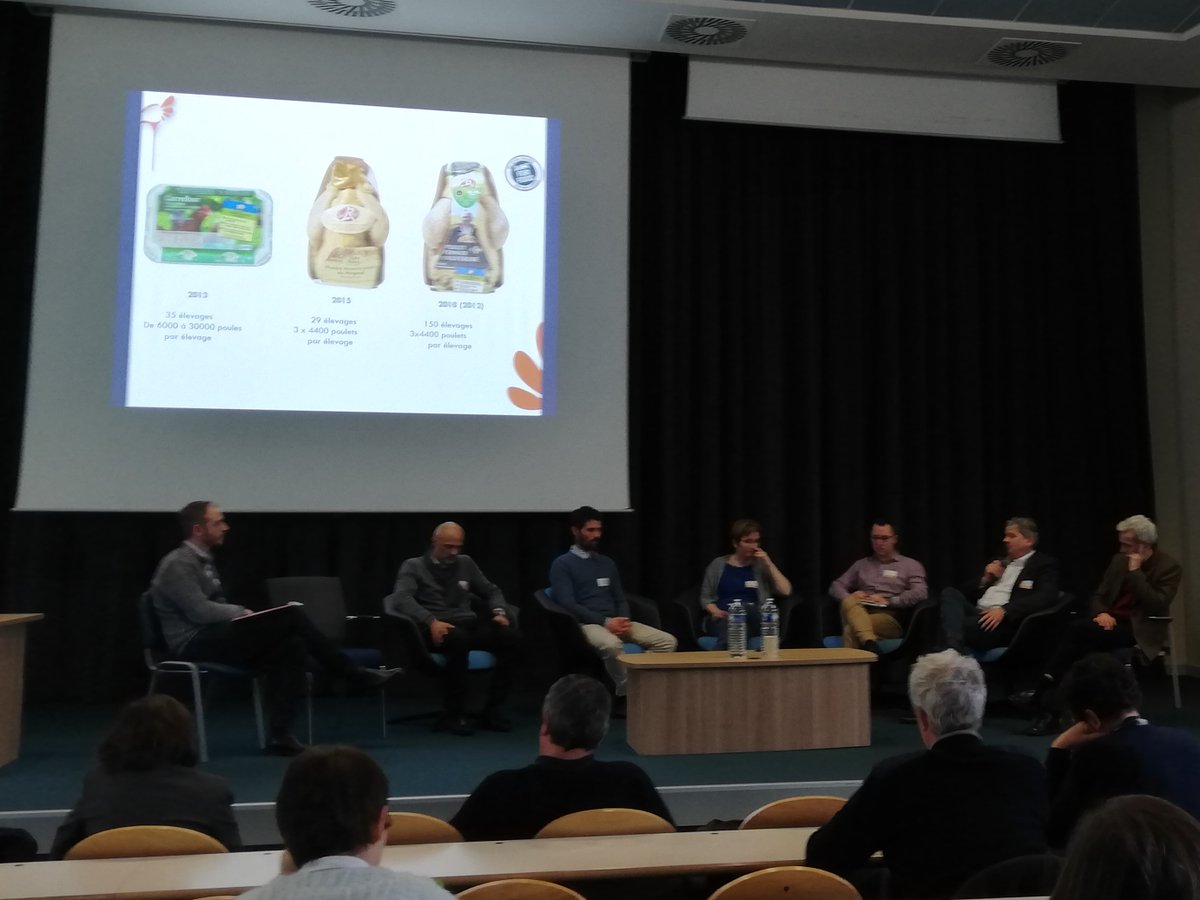Valorex_'s tweet photo. [COLLOQUE #VOCALIM]
Jeudi, avait lieu au @Groupe_ESA un colloque dans le cadre du projet CAS DAR VOCALIM sur le thème "Quelles #protéines pour alimenter les #volailles ?". Notre directeur R&amp;I @ChesneauGuilla1 était présent pour une mise en avant du programme #PROLEVAL https://t.co/w3TiNmdcB1