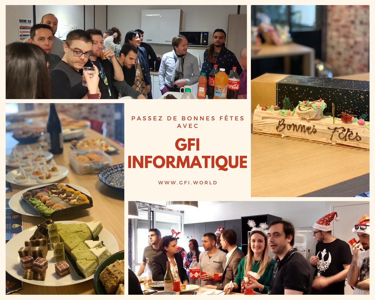BenOlz95's tweet photo. ❄️ Joyeuses Fêtes avec Gfi Informatique ❄️

🔔 Nous voilà au crépuscule de 2019, c'est l'occasion de vous souhaiter à tous de bonnes fêtes de fin d'année et les meilleurs vœux de la part de la Team @gfiinformatique Méditerranée. https://t.co/dokhyFHjHE