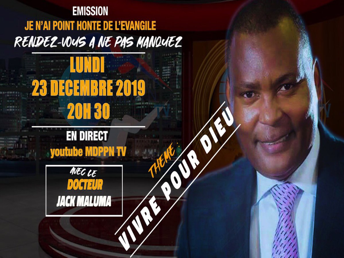 PMbongu's tweet photo. Un temps fort d’enseignement sur la page MDPPN Tv par le Dr. Jacques Maluma...!!!! Ce lundi 23/12 à 20:30 https://t.co/f0lboJciGe