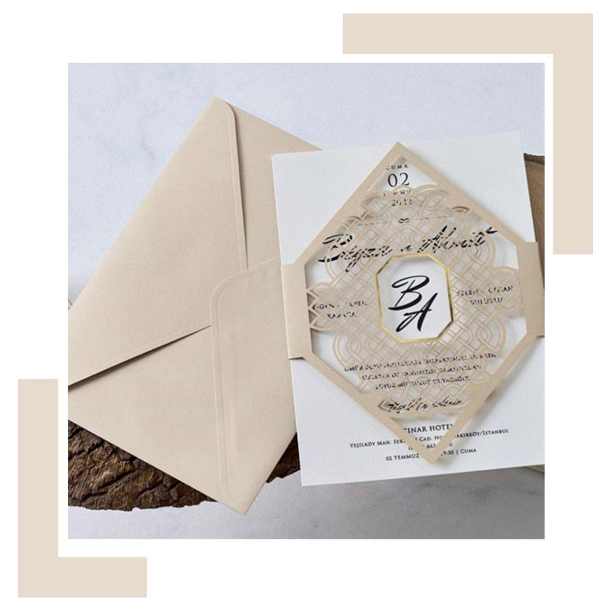 Lazer kesimli, cerceve detaylı #dugundavetiyesi 

ürün kodu 10011139 ✨

edavetiye.com/butiqline-dave…

Türkiye’nin her yerine ücretsiz kargo 📦 ! ✅200 tl üzeri baskı ücretsiz

#nişandavetiyesi #davetiye #davetiyemodelleri #davetiyesozleri #davetiyeörnekleri #davetiyemiz #invitation