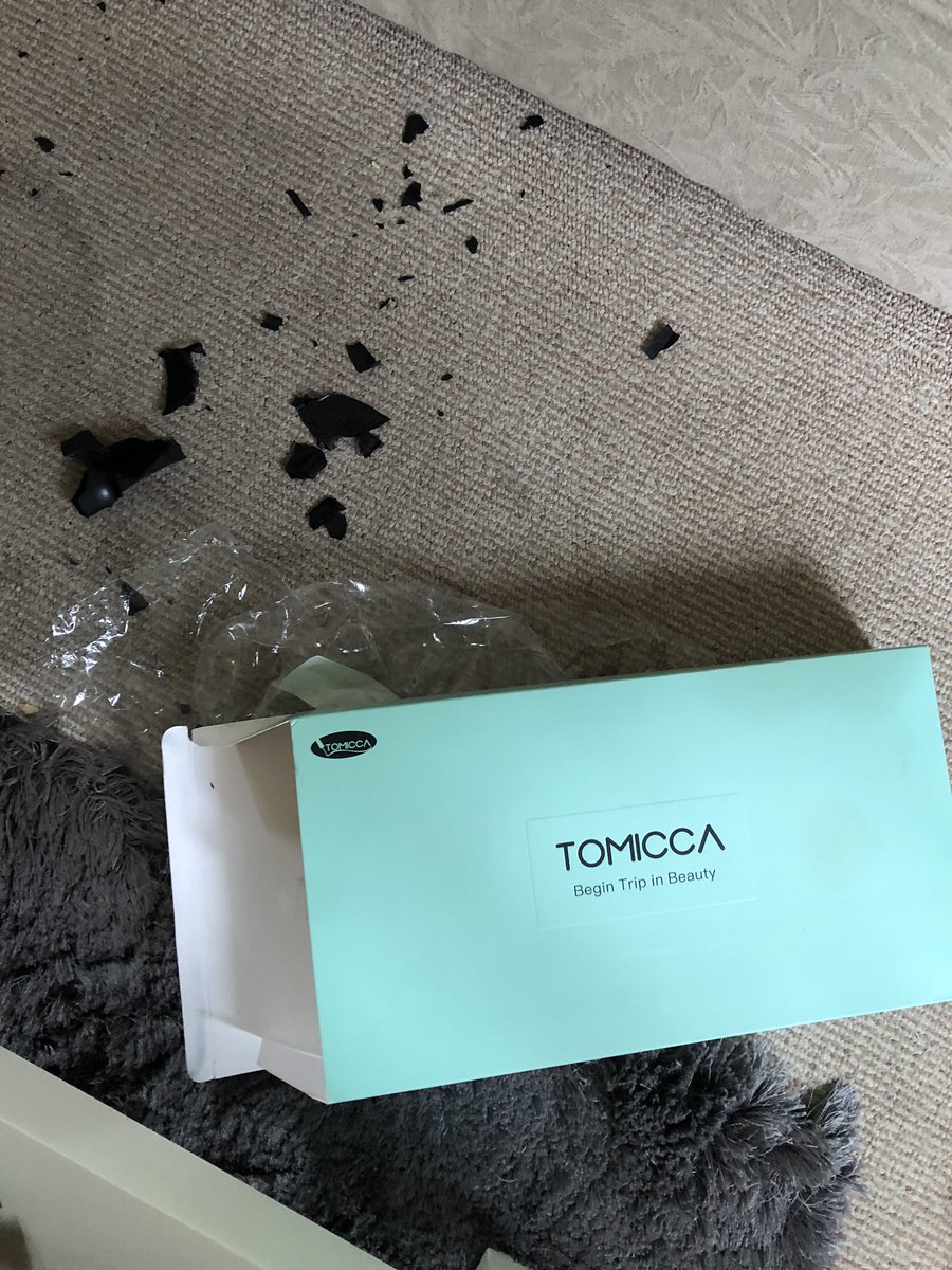 MarkMcLeod5's tweet photo. @TOMICCA2018 could not believe I received a package in this state, luckily I opened it before giving to my daughter did. Boxes breaking and ripping is one thing, but what is it all stained &amp; dirty??? Shocking!. https://t.co/3XzuEjJcfp