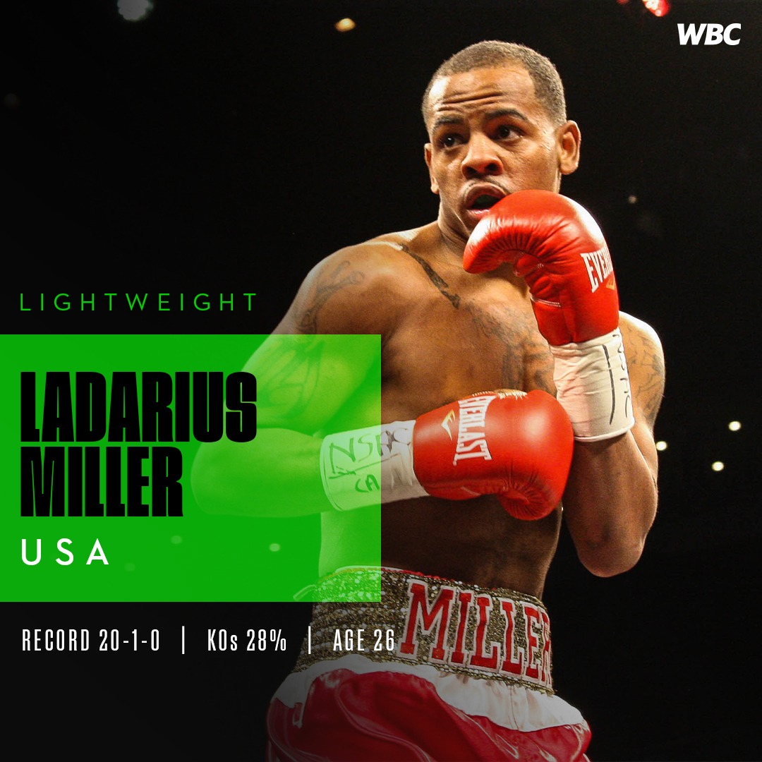 WBCBoxing's tweet photo. Ladarius Miller just won a southpaw war against former champion Jezzrel Corrales and positioned him as a rising star people must keep an eye on. He is one of Mayweather Promotions' greatest prospects!

#WBC #ConquerEverything #Boxing #BoxingTalent https://t.co/x45AjDsOfv