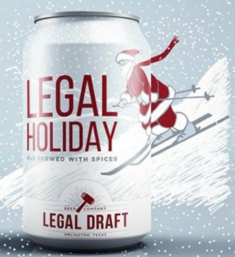UrbanUnionArl's tweet photo. The holidays are not the same without @legaldraftbeer seasonal brew! Stop by Arlington’s favorite taproom and grab a 6-pack of Legal Holiday, their latest release. https://t.co/kzodSihed6