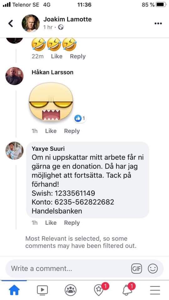 Markus_Mattila's tweet photo. Tror att @HotLamotte glömde logga ut från sitt trollkonto. https://t.co/gSqpnhvaEU