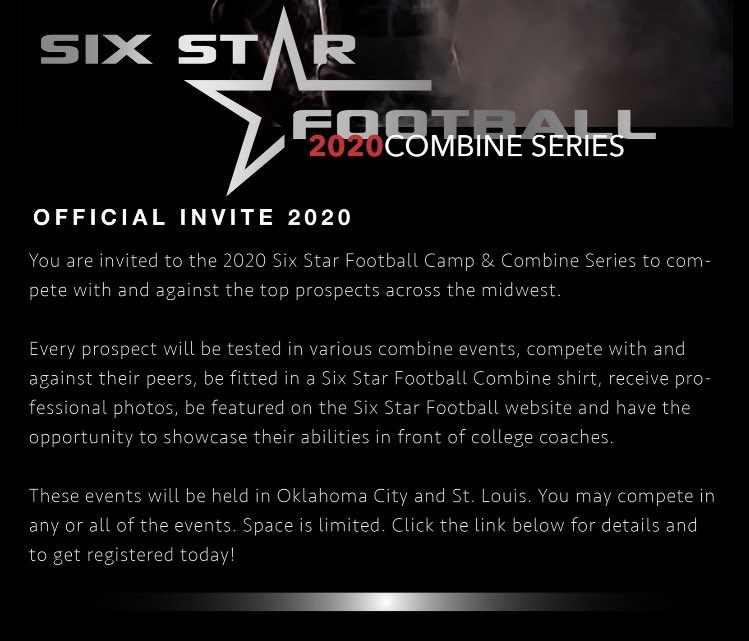 SimmsTyree's tweet photo. Thanks for the invite @6starfootballMO https://t.co/obMscWkO4K