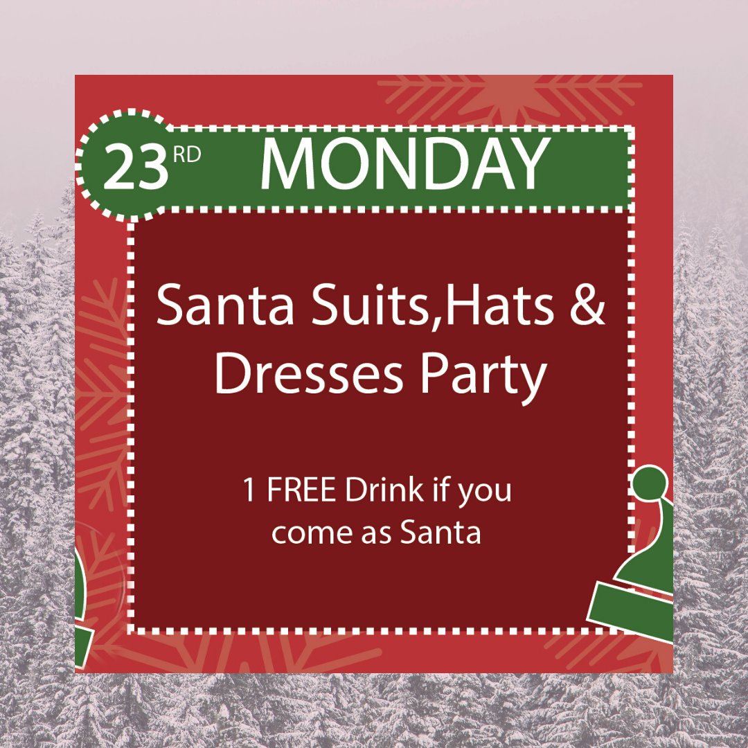 McGowansPhibs's tweet image. On the Sixth day of Christmas.. We dressed up as Santa! 🎅🎅#freedrinkforallsantas #mcgowans12daysofchristmas #wegolate #latemondays