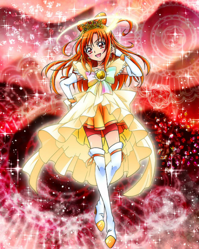 がんばらんす V Twitter 変身カード部門 キュアサニー プリンセスフォーム プリンセスサニーの長い髪をうまく活かしたイラストがいい 変身カード部門優秀賞はこちらにおくらせていただきます T Co I5uns7csxn Twitter