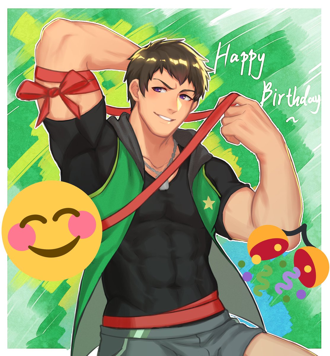 Mawari Happy Birthday 信玄誠司生誕祭19 第二張是委託 不要亂用哦