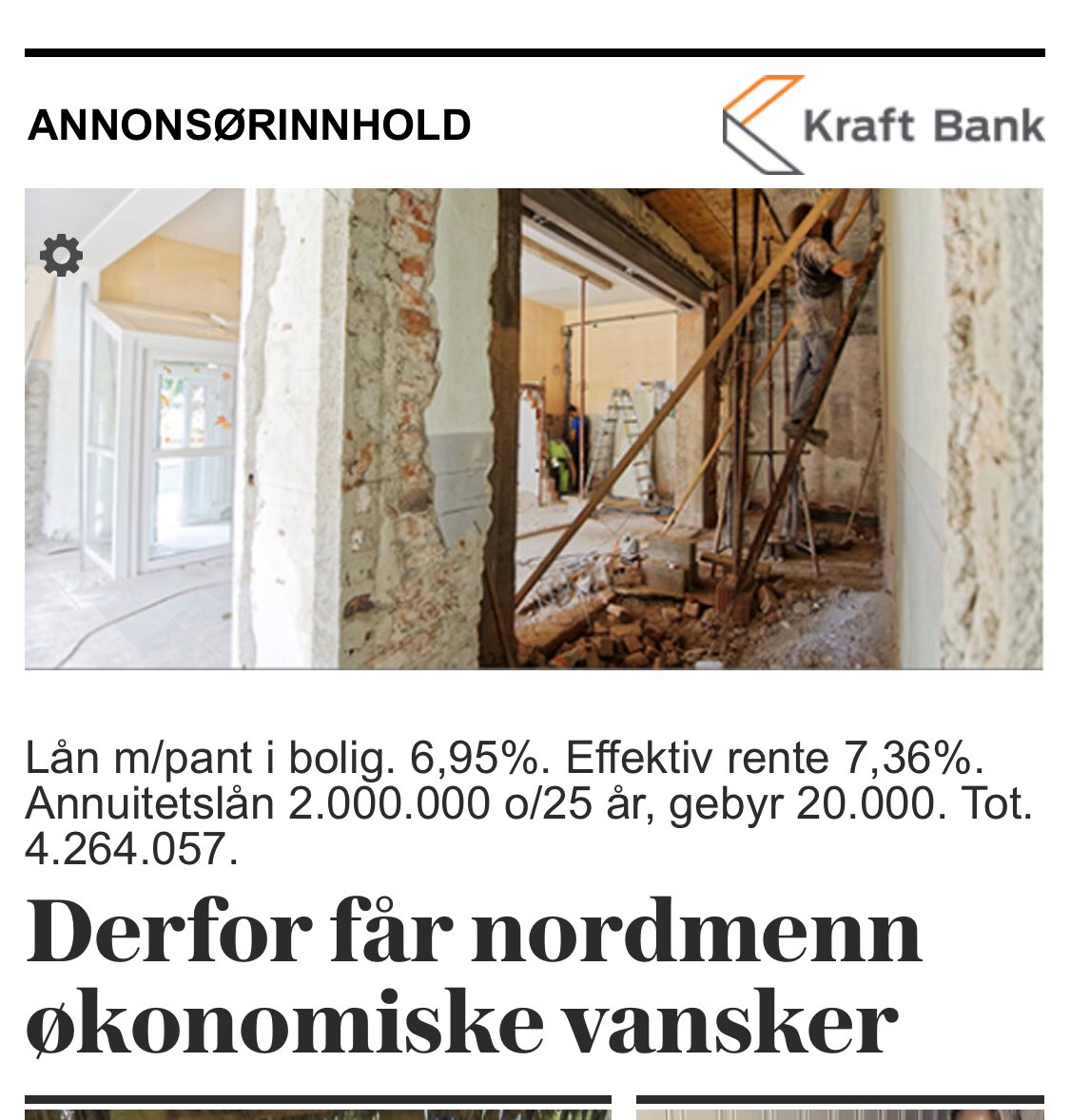 En herlig ærlig annonse.
