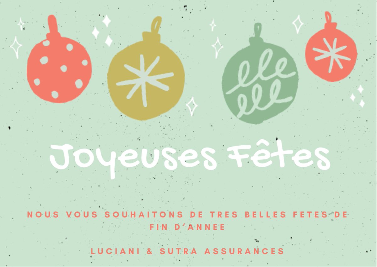 Joyeux Noël à tous! Nous vous souhaitons de passer de très belles fêtes de fin d’année!