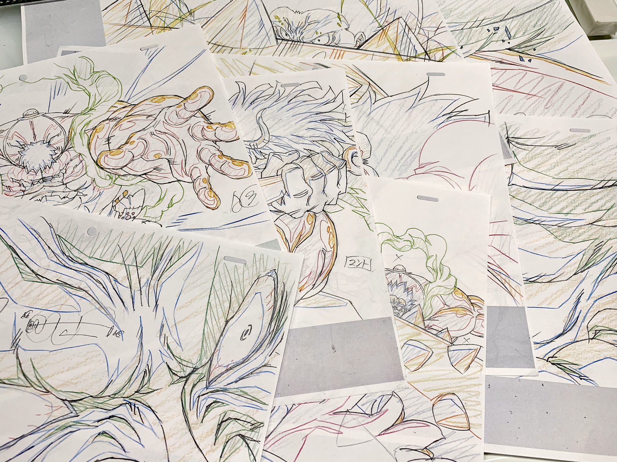 Pandaman One Piece ルフィ 東京ワンピースタワー En Twitter Genga Sakuga Naotoshi Shida 志田 直俊 Luffy Vs Kaido Draw Detail 百獣のカイドウ ワンピース One Piece Episode 915話 志田 直俊 ワノ国