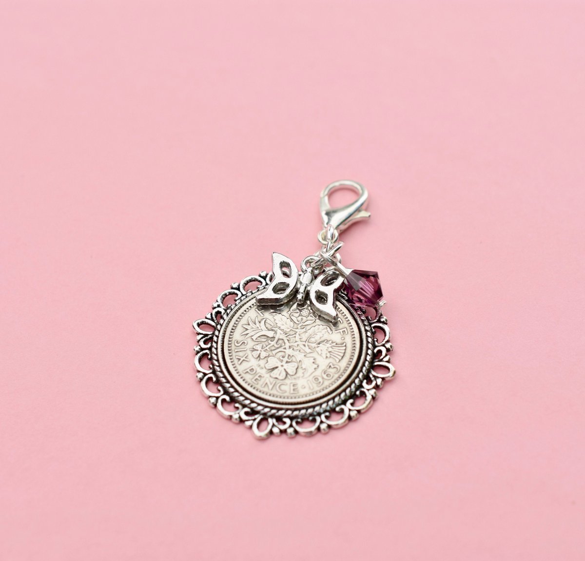 TansyBel's tweet photo. Lucky Sixpence Charm with Butterfly - Retirement Good Luck Gift for Women https://t.co/ozk8D7LqHW #giftideas #ad #GradGiftForHer https://t.co/A3dXhAFTCR
