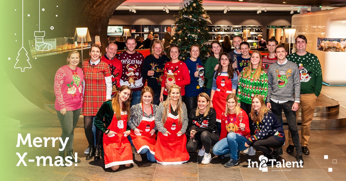 In2Talent's tweet image. Namens het hele team van In2Talent wensen we je fijne feestdagen en een mooi 2020!