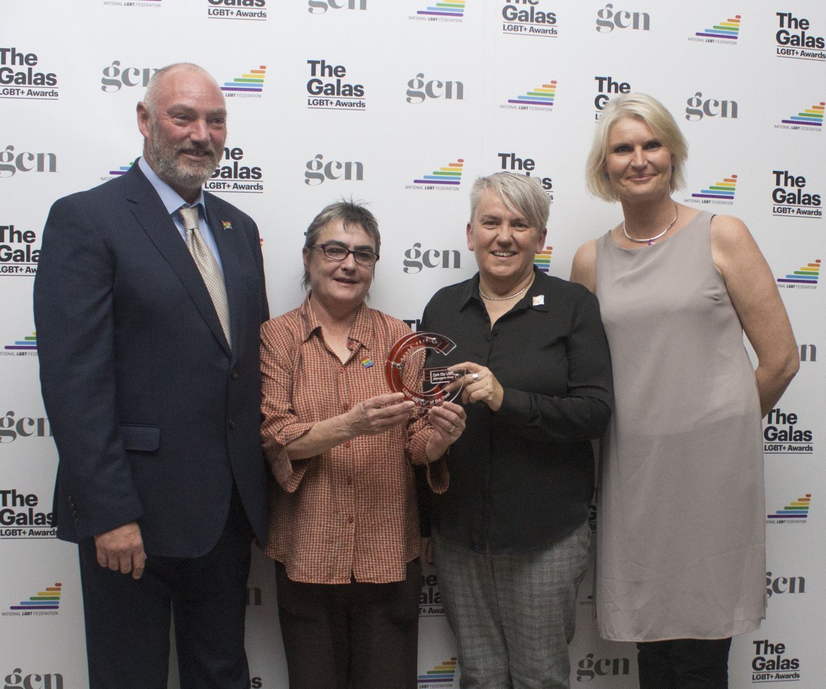 TheGalas's tweet photo. #GALAS2017 Award recipients! @CorkLGBTweek @KnowNowIE #GMHS #BrodenGiambrone https://t.co/2fWqs9me3h