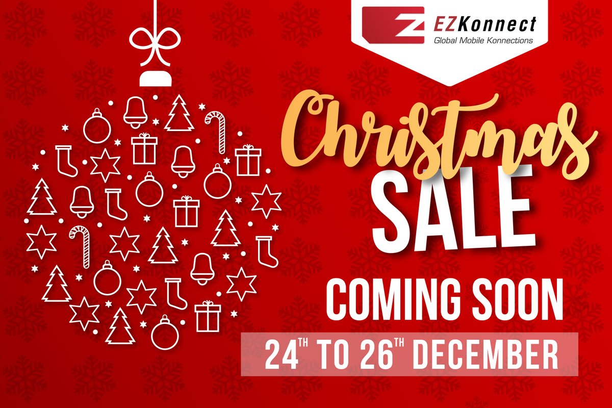 Christmas and our super exciting deals, both are ALMOST here!
#christmassale #ezkonnect #prepaidcallingplans #prepaidplans #internaitonalcalling #freeupmobile #freeupprepaidplans #attprepaid #ultramobile