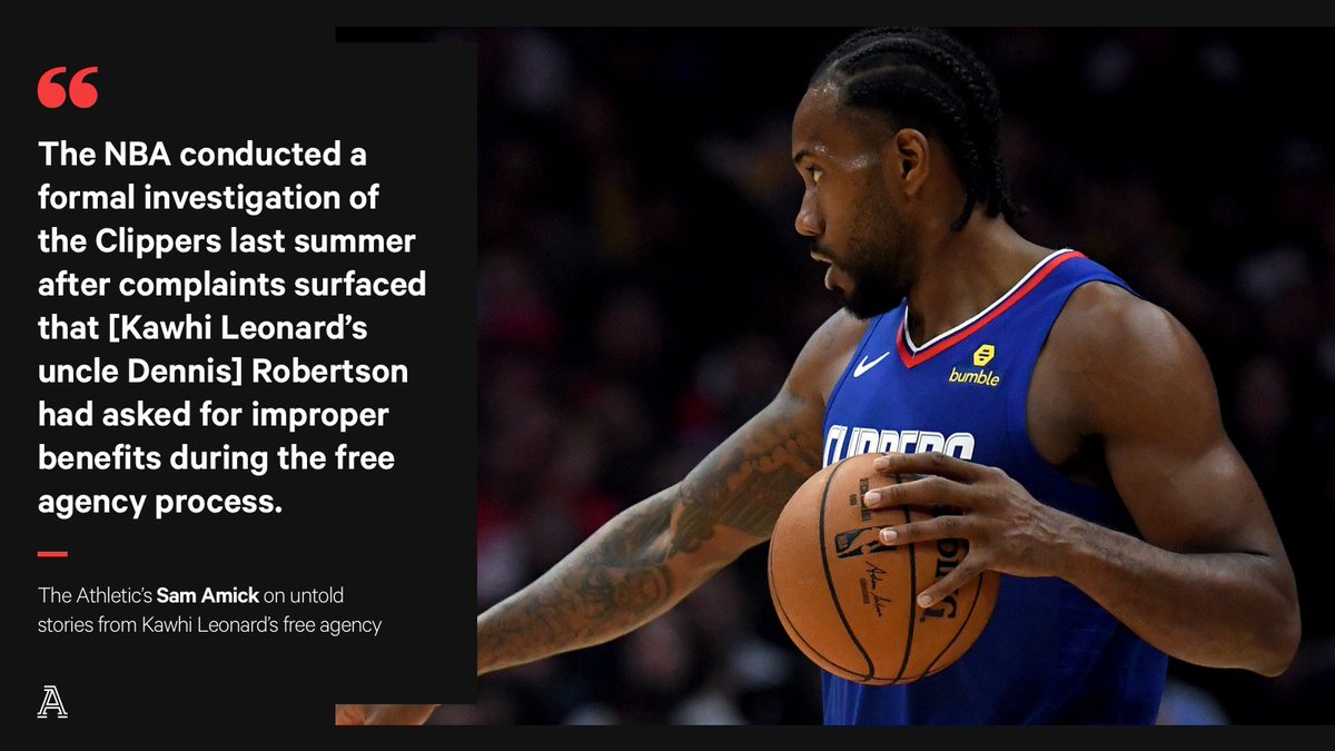 the athletic kawhi leonard