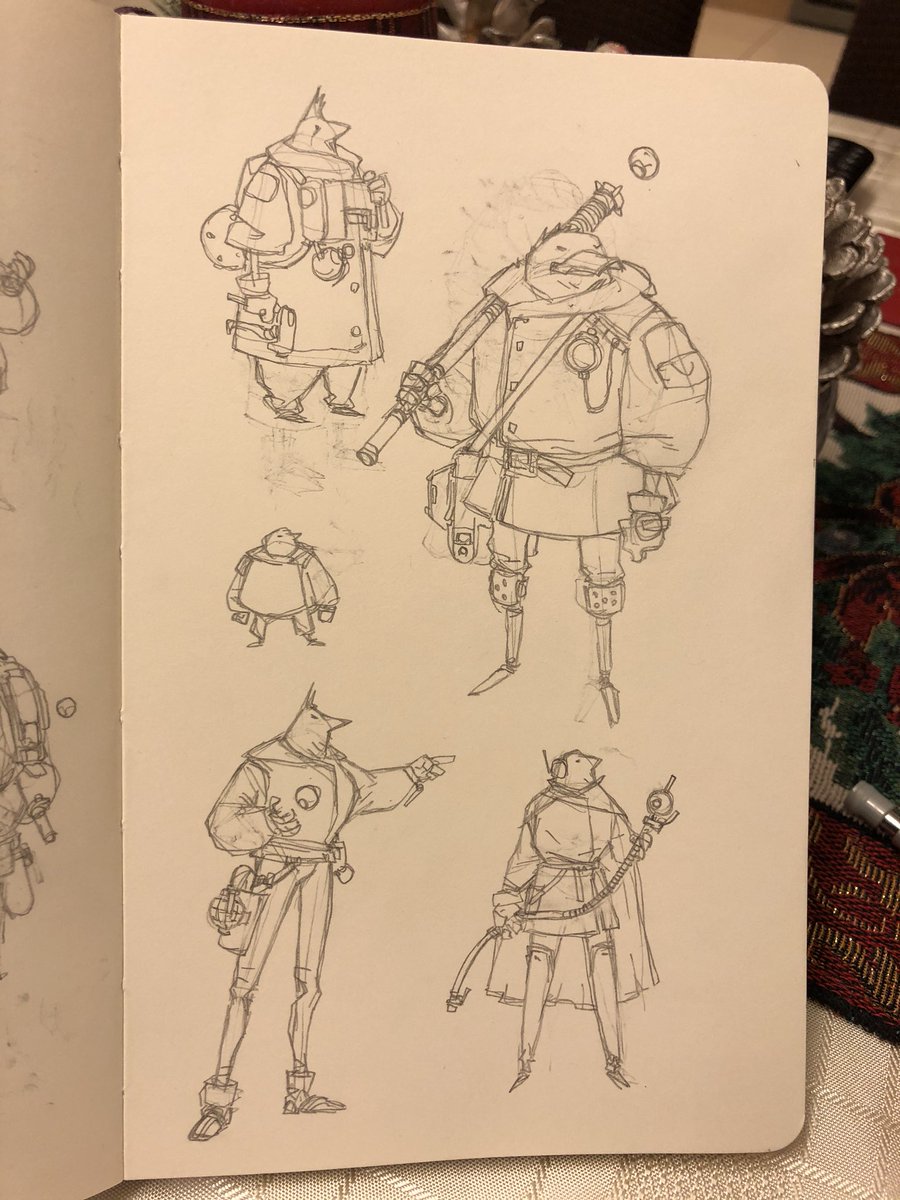 Scribbling birds, fucks sake. 