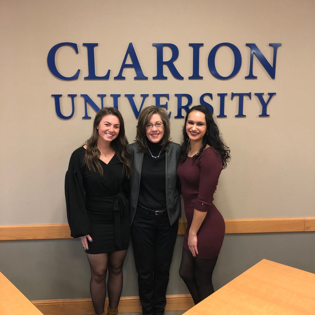ClarionSBDC's tweet photo. Two of our Clarion University SBDC Students have graduated! Thanks, Sammi and Claire, for all of your hard work! We wish you all the best in your future endeavors! #OurStudentsRock #CUSBDC #PASBDC #SBA #ASBDC #CUP https://t.co/mjzwckiRZf