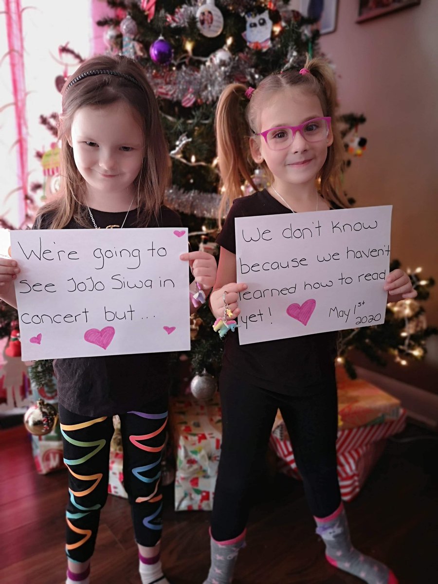 BexSoReal's tweet photo. Two more sleeps until we can finally reveal to these little #siwanatorz that their dreams are coming true in May! Help us share this picture and maybe @itsjojosiwa will see her little fans! #jojosiwa https://t.co/r0Z4vaYWXN