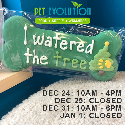pet_evolution's tweet image. Countdown to Christmas: 2 DAYS!

Pet Evolution is your #1 stop for Holiday Pet Supplies! Swing by for pet food, treats and toys! Please note our upcoming holiday hours, as our team will be taking a well deserved break.
