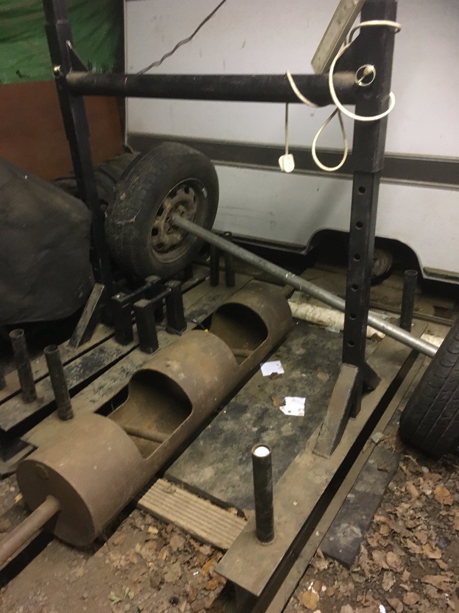 TORTUREDiron's tweet image. Anyone else train outside spit and sawdust stule #strongman #strongmantraining #strongmanoriginal #gym #fit #squats
