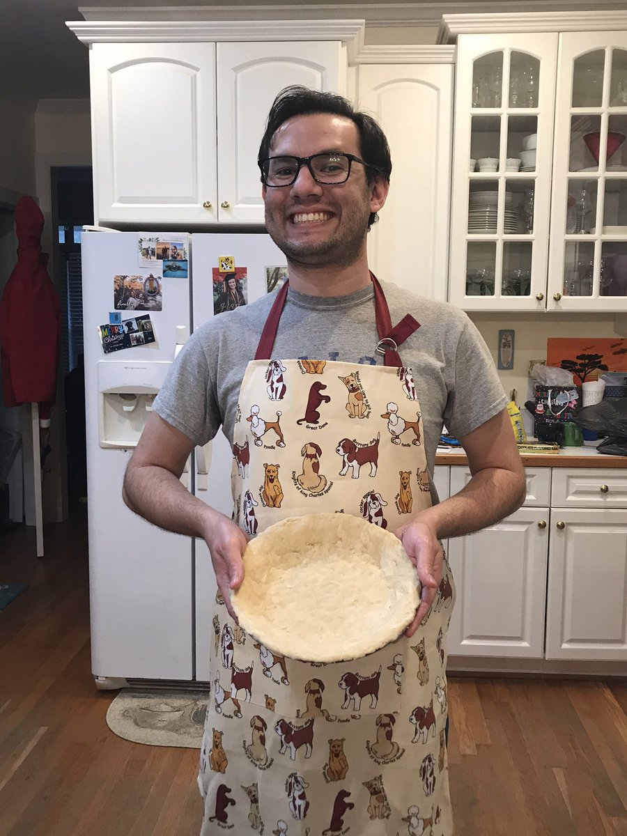 The_Anon_Teach's tweet photo. ‘Tis the season for my husband to make the entire family uncomfortable by blasting the most vulgar and offensive how-to pie crust video courtesy of @billburr 😂 idk how you do it @niasalterego #homefortheholidays #notinvitedback #worthit https://t.co/frLPZqgWu1