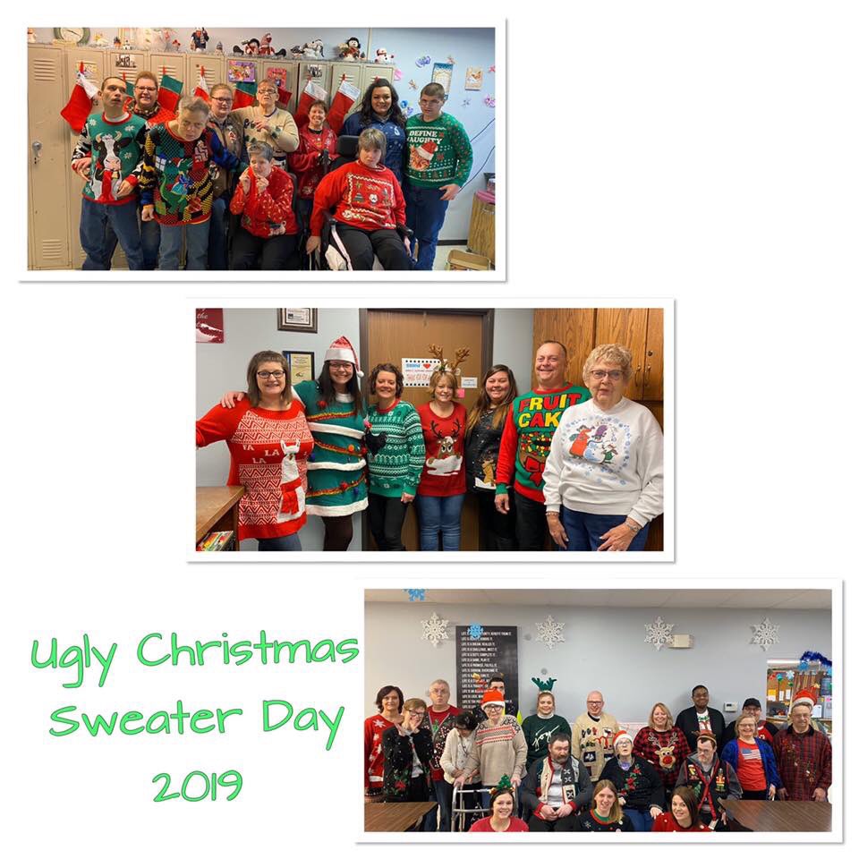 Showing off the sweaters!!!  #UglySweaterDay #NowHiring #MerryChristmas #HappyFestivus