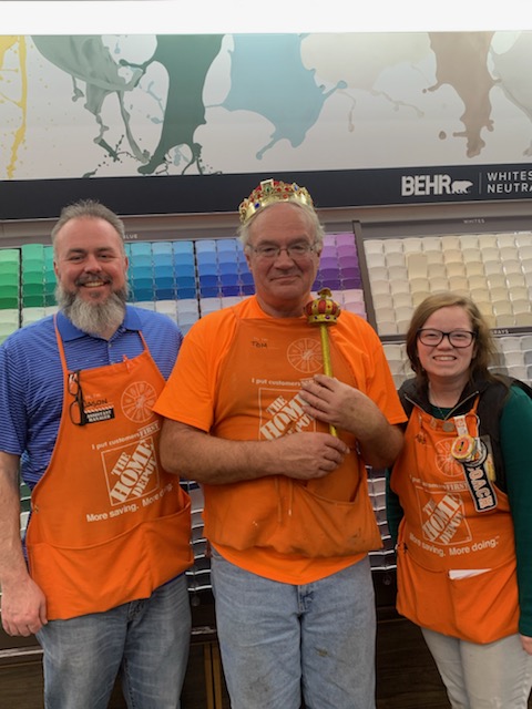 The King Of Color rules over Harrison Home Depot.  Tom is the greatest, you are an absolute joy to work with.👑 <a href="/LeslieR53821195/">Leslie Black</a> @StegnerBrett <a href="/deb6467/">Dianne Biehl</a> <a href="/abby_bussell/">Abs</a> <a href="/Paul_Haitsch/">Paul Haitsch</a>