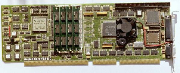 Picture of a Vortex 486SLC PC emulator card for an Amiga