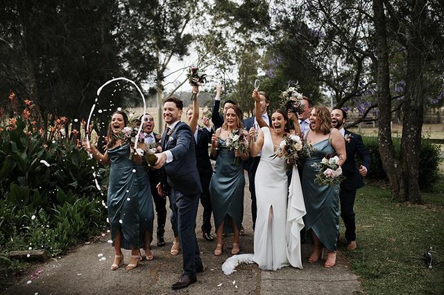 sutton_benedict's tweet photo. I hope everyone is able to channel their inner bridal party and get merry over the next few days!! Merry Christmas everyone! https://t.co/cqquouGehC